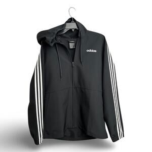 NWOT Adidas Men's Essentials 3-Stripes Windbreaker